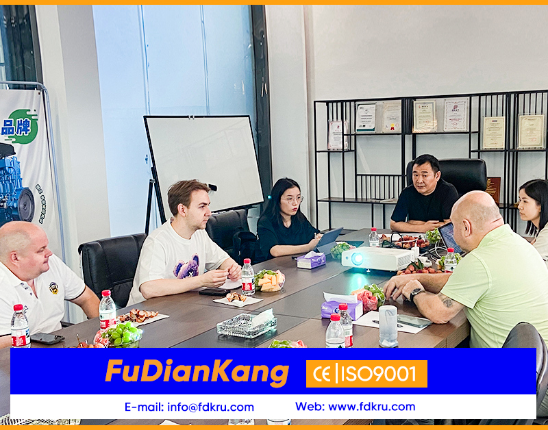 Группа Igor посетила завод дизельных генераторов FuDianKang