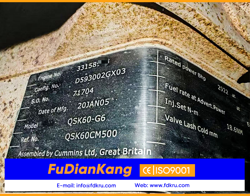 Дизельная генераторная установка Cummins QSK60 G6