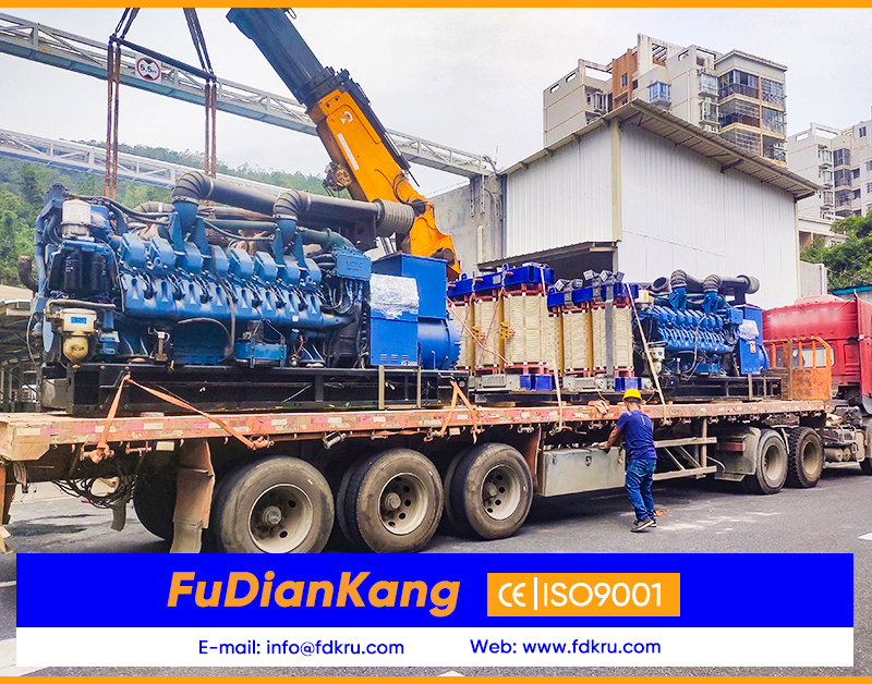 Прибытие дизельного генератора MTU 16V4000G61