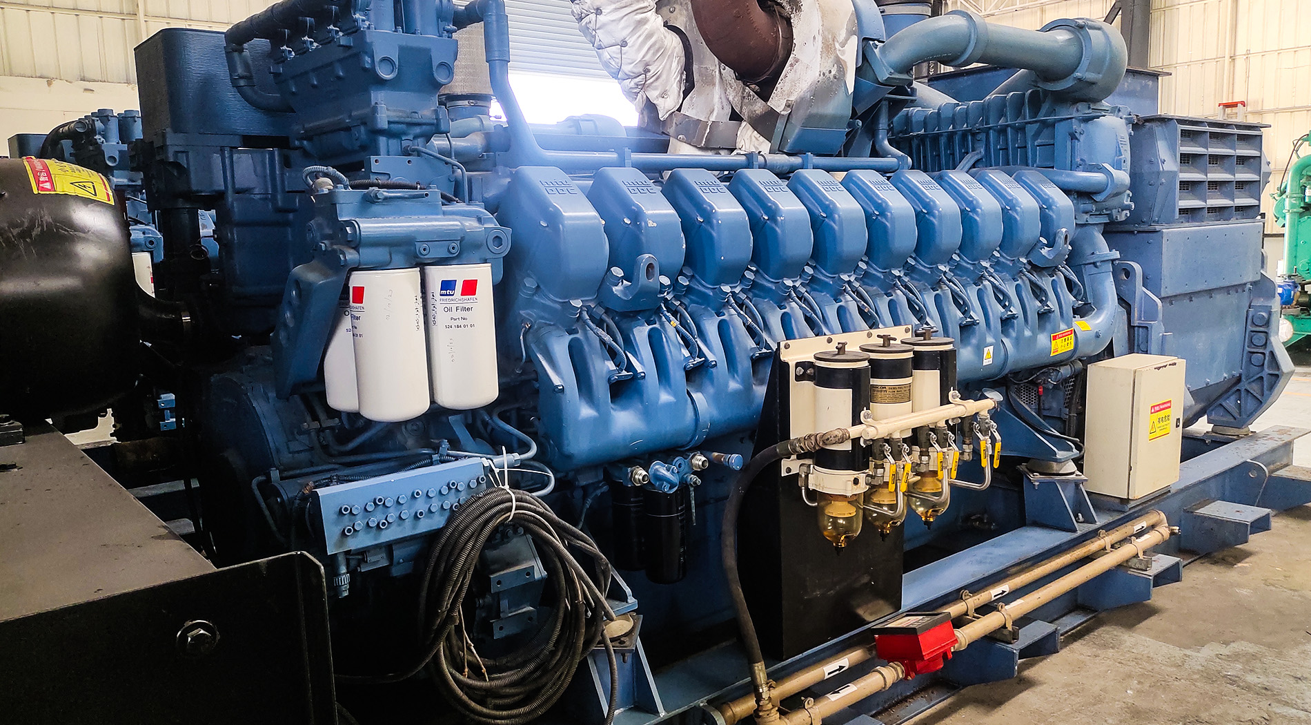 MTU 20V4000G62 3300KVA second hand Diesel Generator Sets